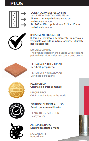 garanzia forno professionale aliberti sicilia