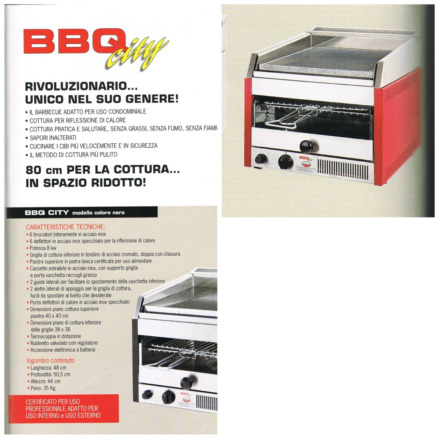 barbecue professionale per condomini e ristoranti