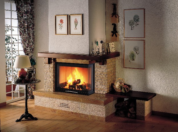 Camino Angolare sx a legna Airsystem 70 VN