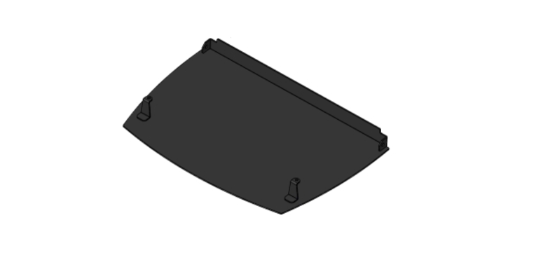 tappo pellet in lamiera nera