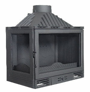 inserto angolare in ghisa caminetti aliberti