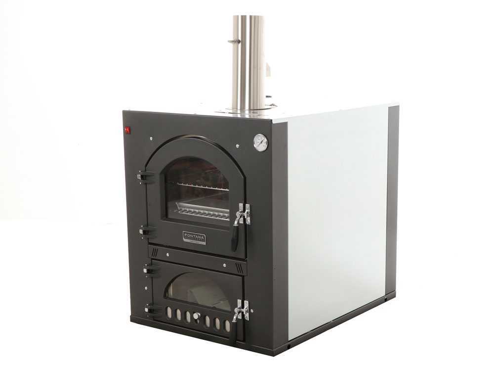 forno a legna da incasso con canna fumaria