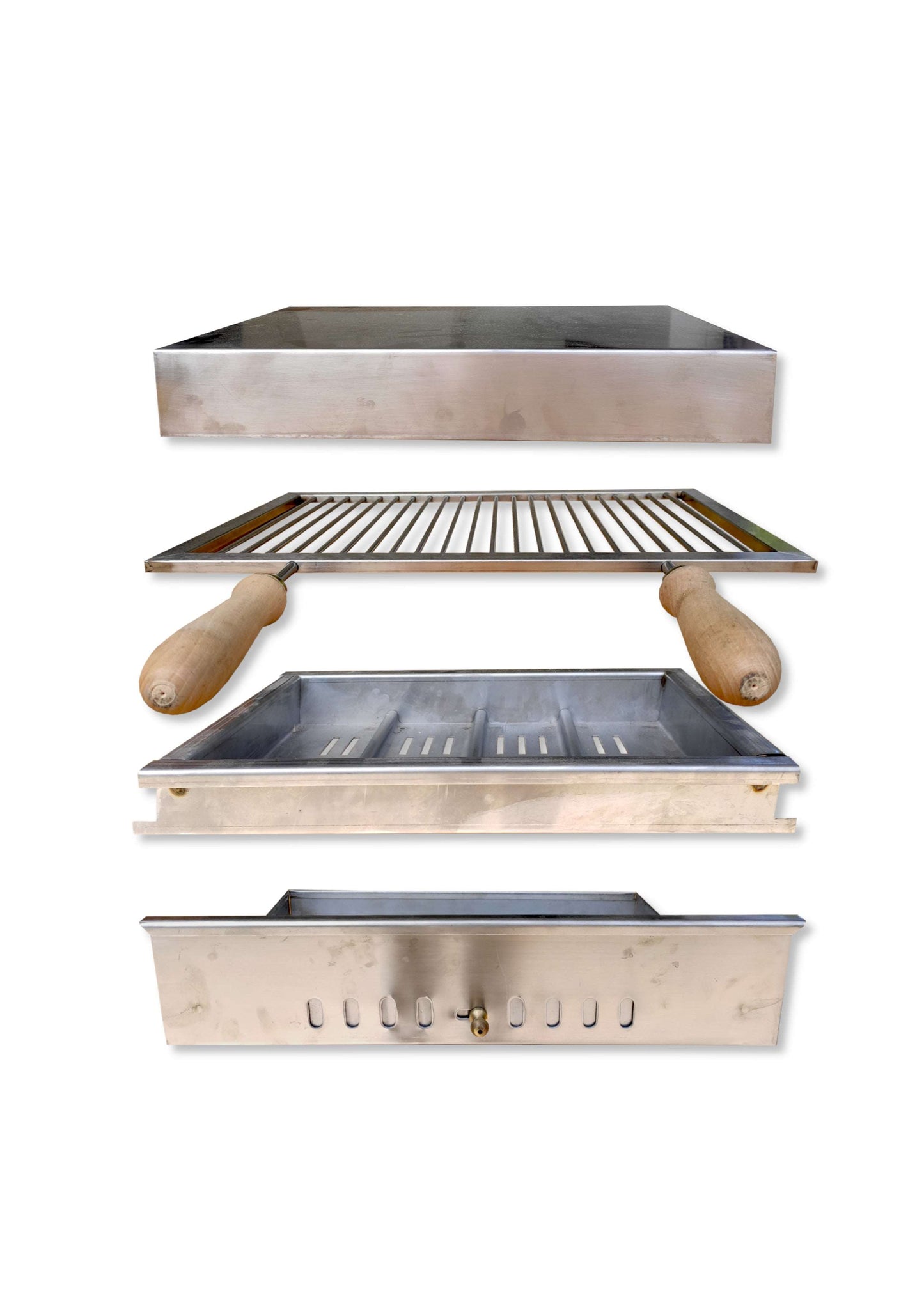 Kit fai da te per barbecue a carbonella CAMINETTI ALIBERTI mod INSERIMENTO - Aliberti Home