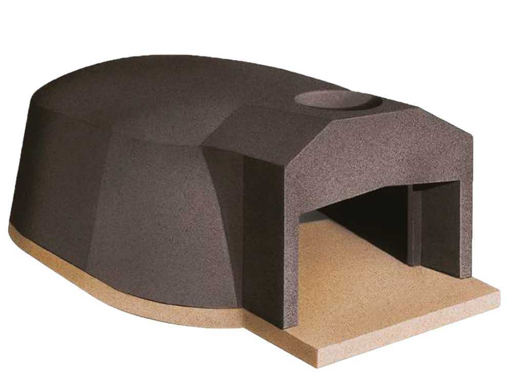 forno a legna tradizionale da incasso con capacità di cottura fino a 8 pizze