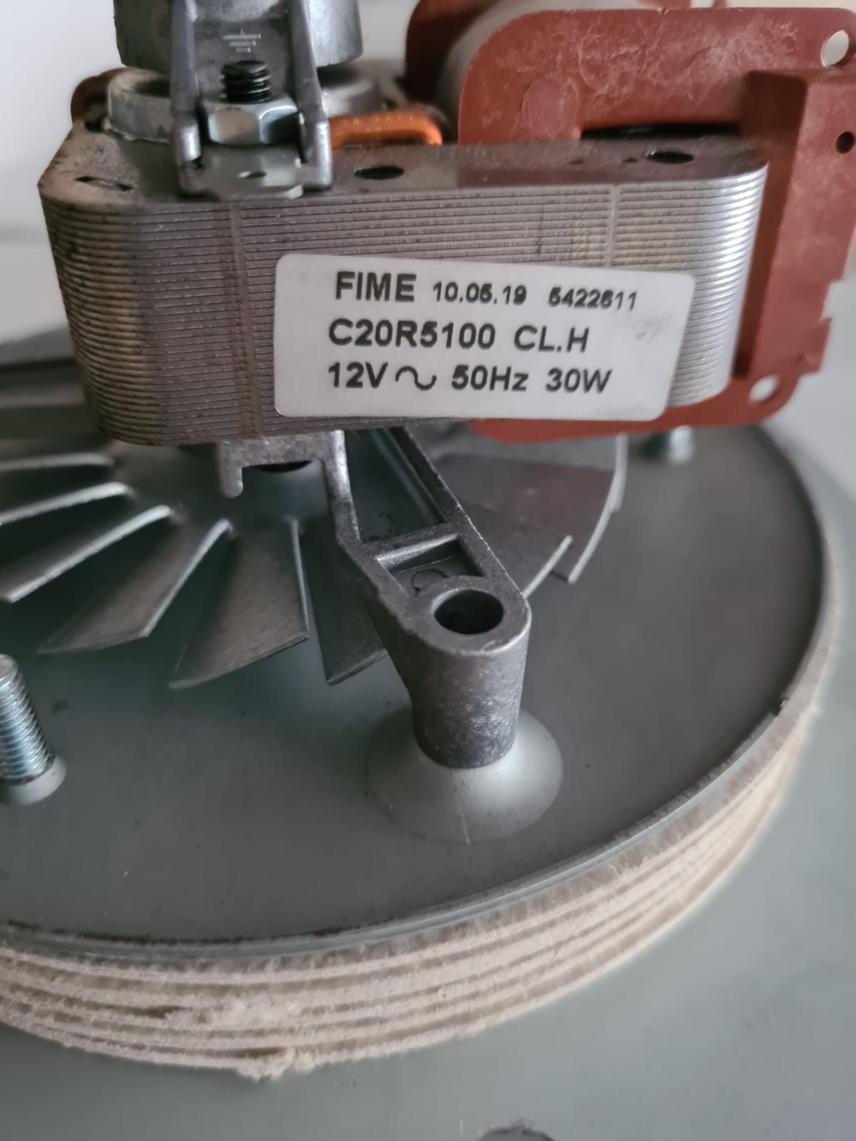 ROSSOFUOCO kit ventilazione forno ventilato