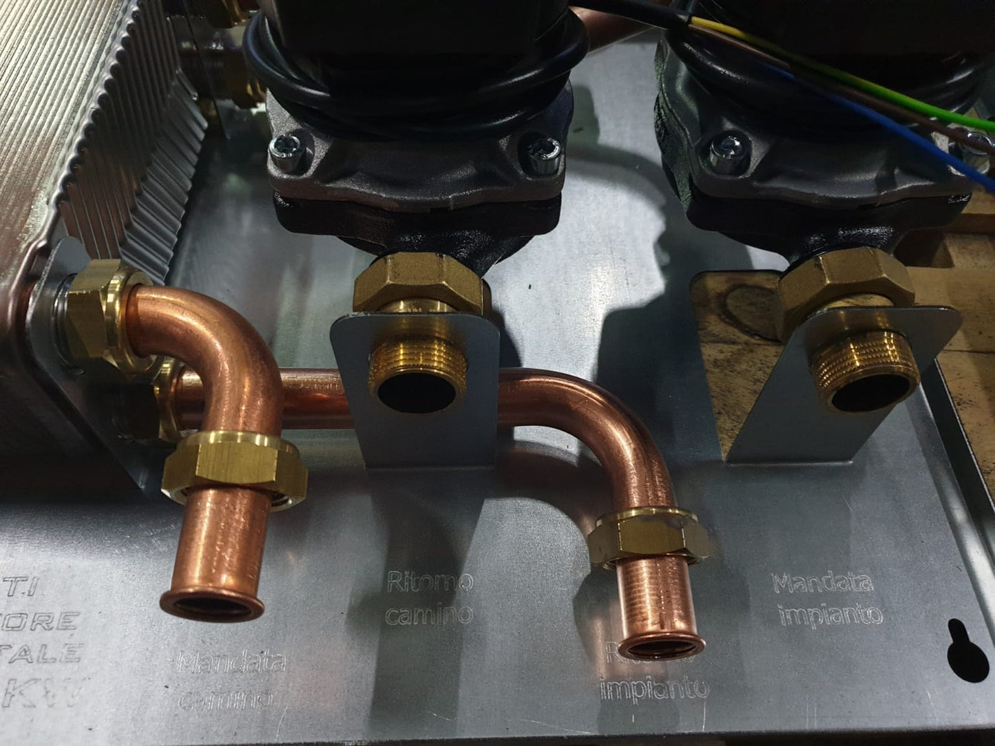 raccorderia in rame kit separatore di circuito