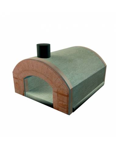 forno a legna a tunnel con ampia camera di cottura per pane e pizza