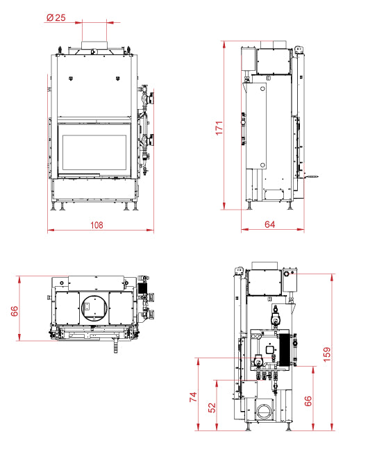 dimensioni termopalex palazzetti