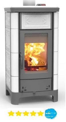 Termostufa a legna THERMOROSSI mod. ARDHEA CERAMICA - Aliberti Home