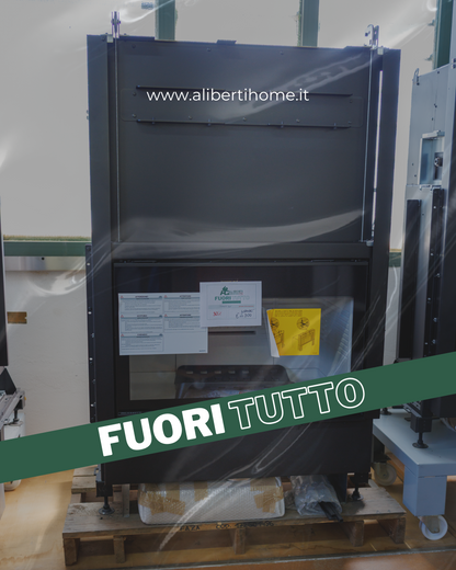 Camino a legna Palazzetti Ecomonoblocco WT 86 Frontale