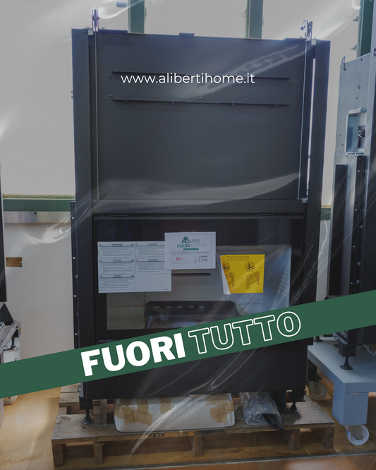 Camino a legna Palazzetti Ecomonoblocco WT 86 Frontale