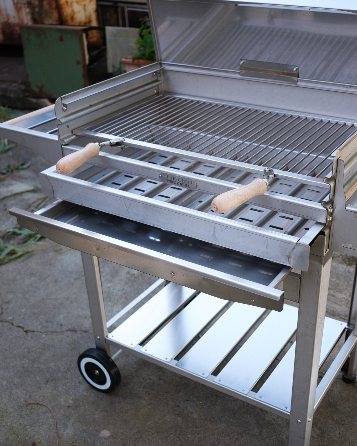 Barbecue Caminetti Aliberti Star INOX  a carbonella