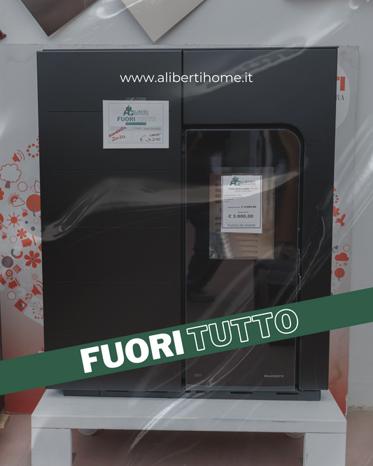 Termostufa a Pellet slim Ricondizionata PALAZZETTI Ginger idro 14Kw
