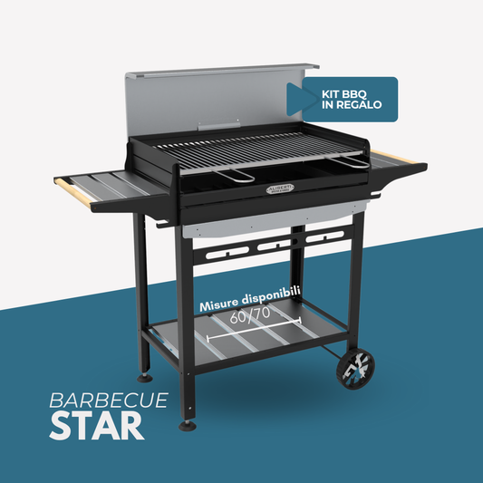 Barbecue Caminetti Aliberti Star a carbonella + OMAGGIO