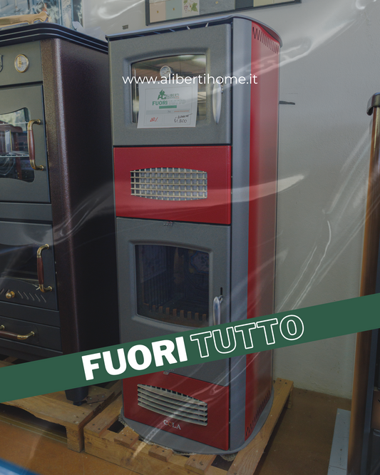 stufa a legna anselmo cola con forno 