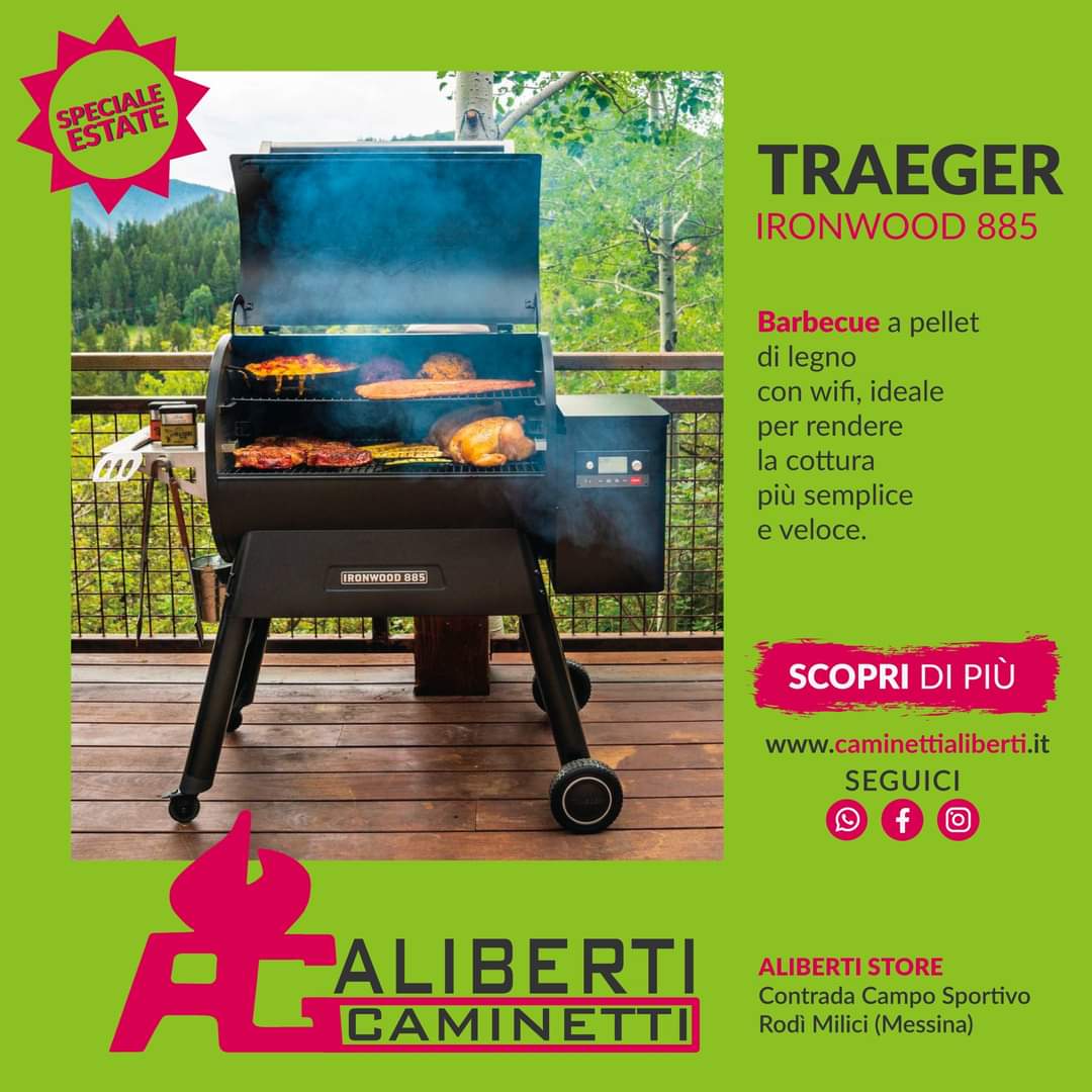 Barbecue a pellet TREGER Mod Ironwwod 885 - Aliberti Home