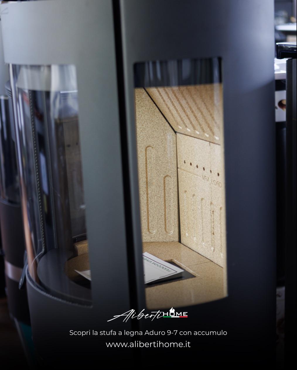 vetri stufa trifacciale tonda