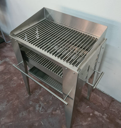 Griglia A Carbonella Esbit BBQ300S - Acciaio Inox, 3 Livelli Regolabili, Per Campeggio - Foto 6