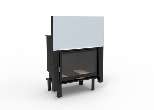 termocamino modello eco 80 di Caminetti Aliberti