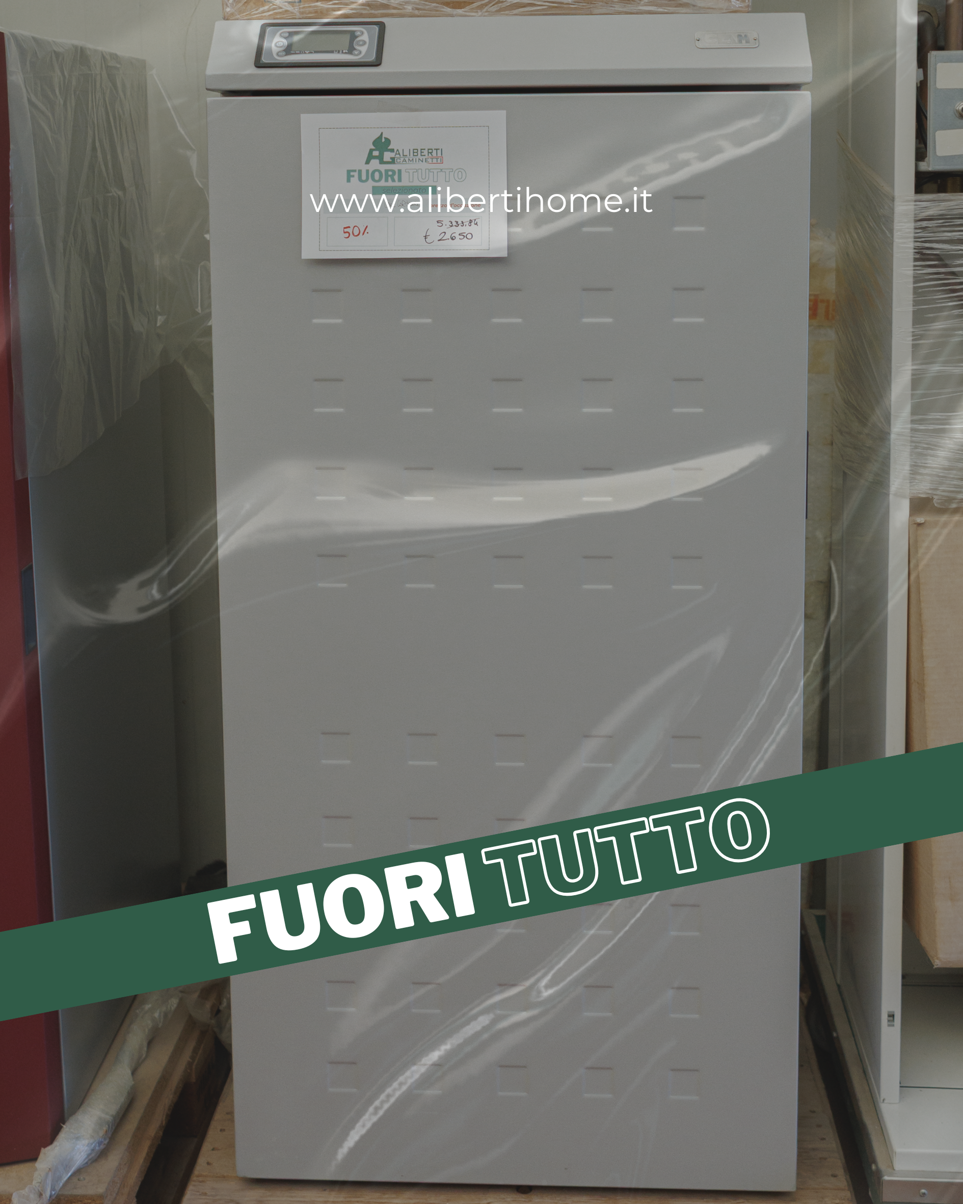 caldaia a pellet per locali tecnici