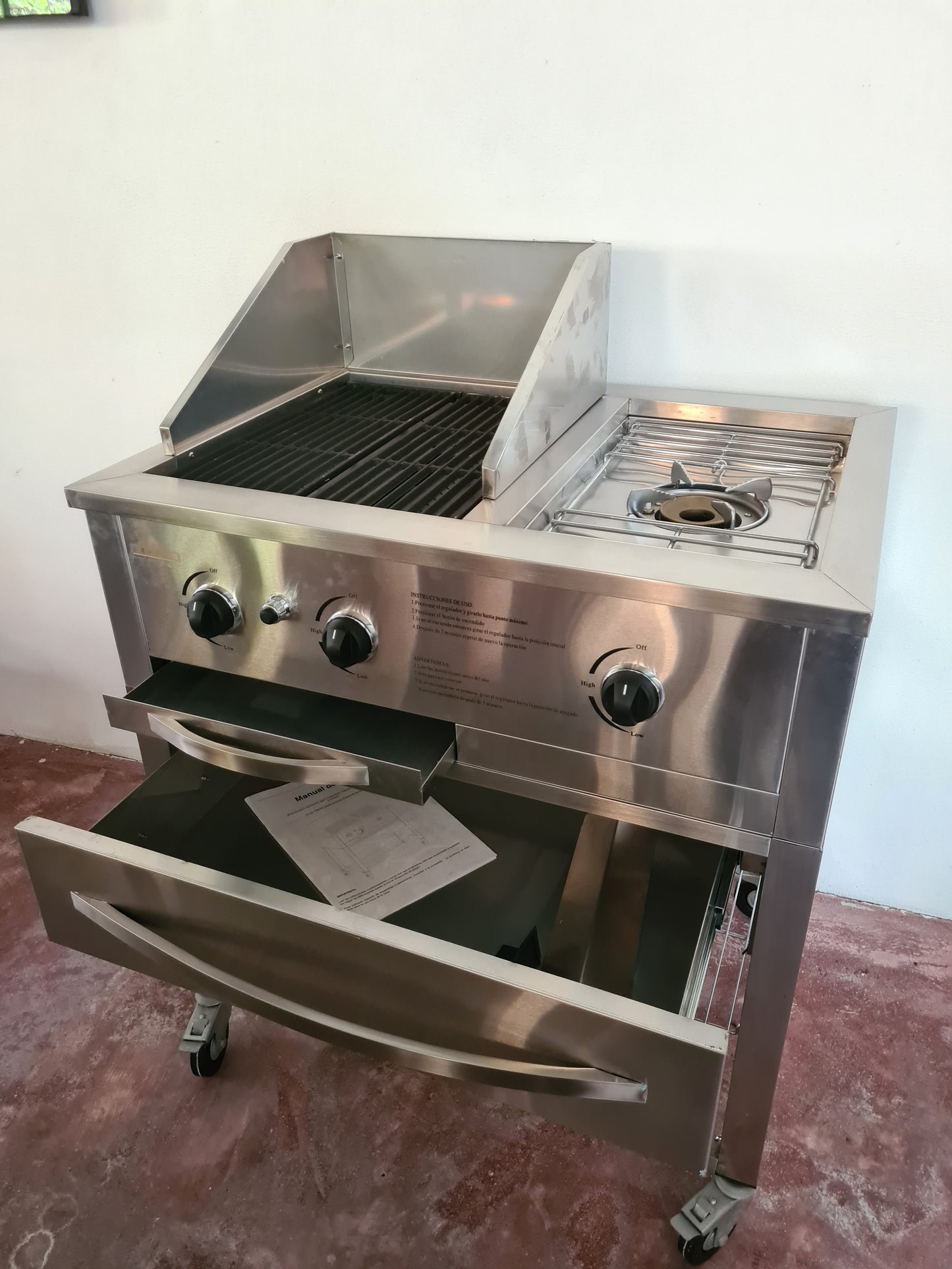 Cucina con Barbecue a gas BP – 15