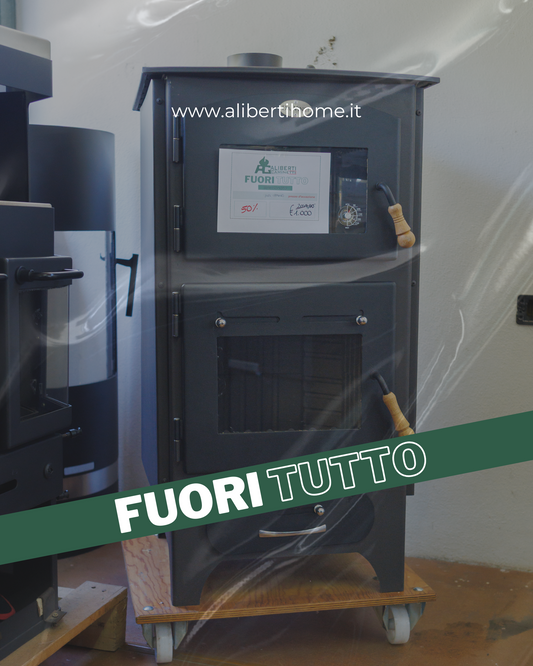 stufa a legna con forno 