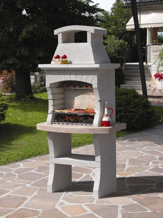 barbecue da giardino moderno - caminetti aliberti