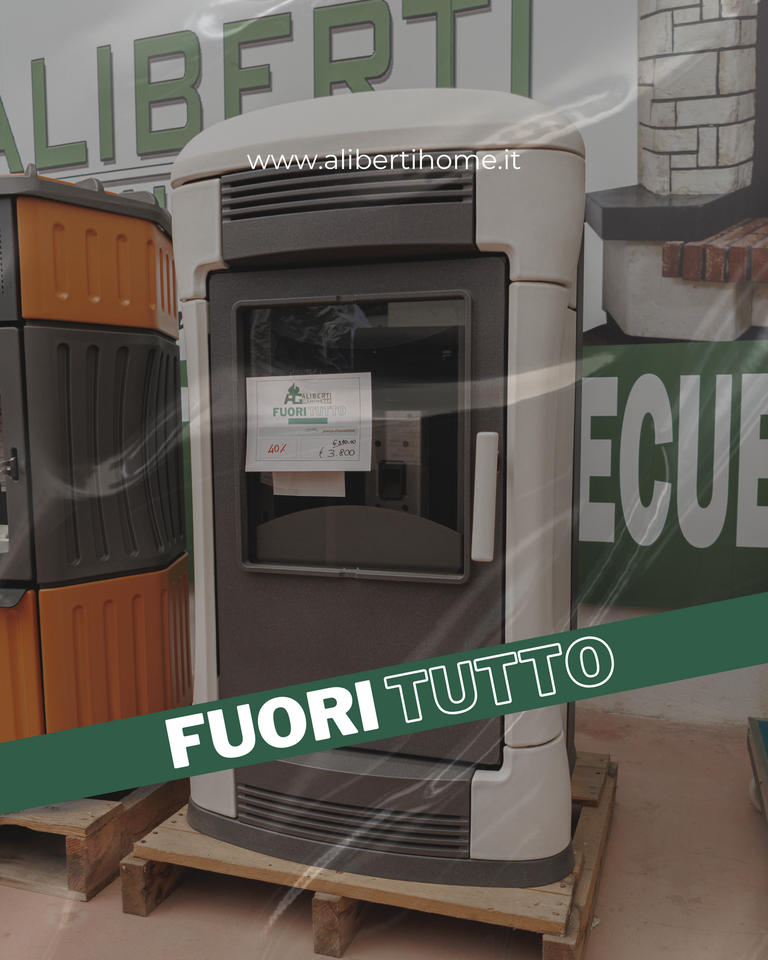 termostufa a pellet vescovi classica