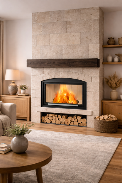 camino a legna da taverna 