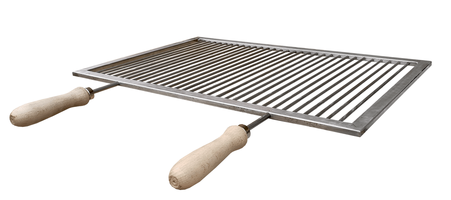 griglia di cottura per barbecue in acciaio inox