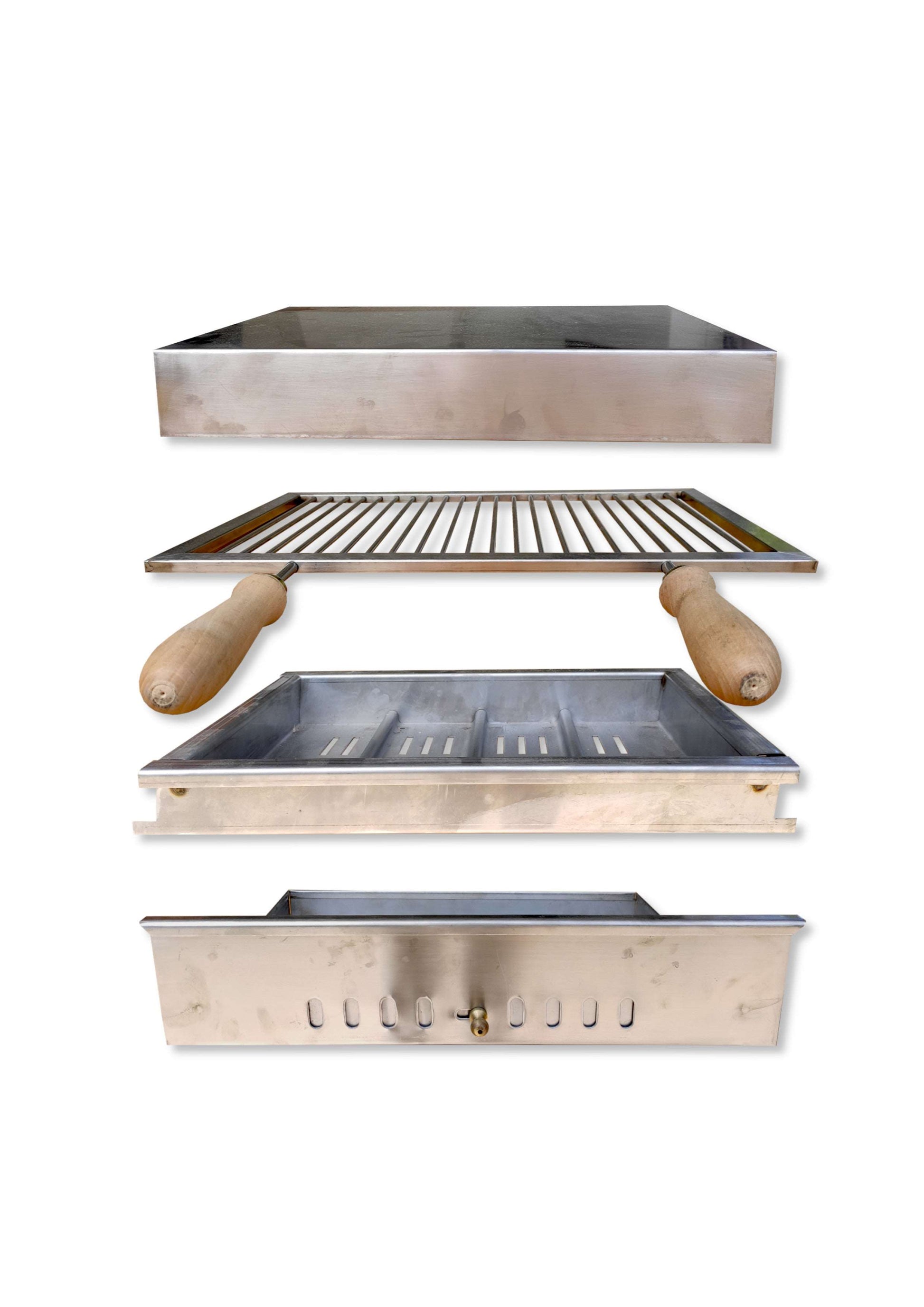 Kit fai da te per barbecue a carbonella CAMINETTI ALIBERTI mod INSERIMENTO - Aliberti Home
