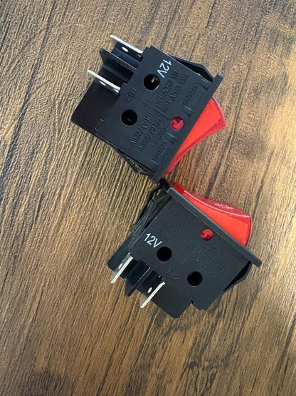 interruttori per la gestione di luce e ventilazione 12v
