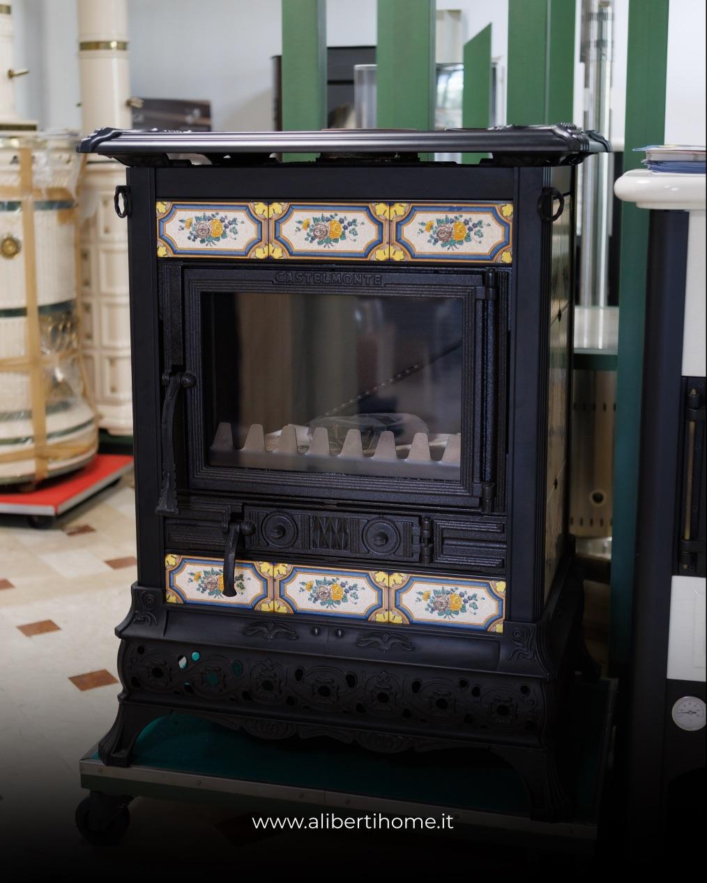 termo stufa in stile vintage retrò per ambienti classici