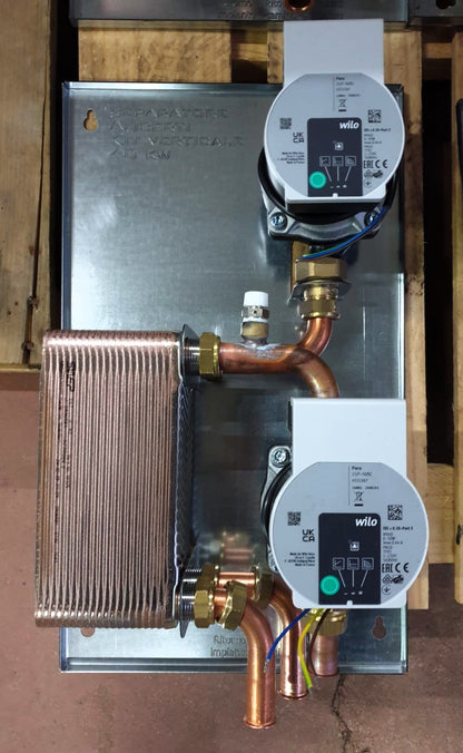 kit con doppia pompa e separatore di circuito