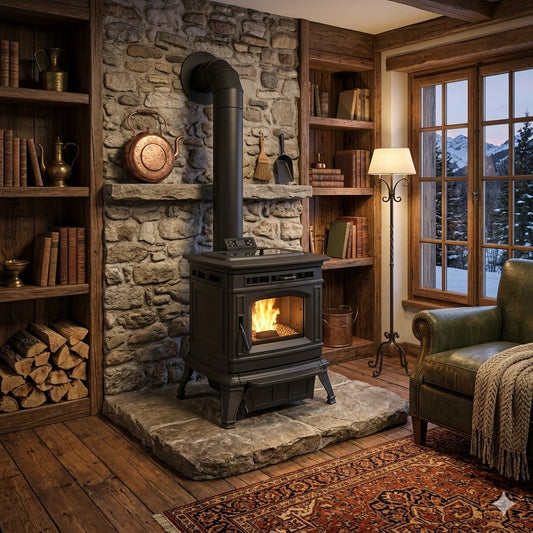 Stufa a pellet modello Maxima Fundicion, perfetta per qualsiasi tipo di ambiente 