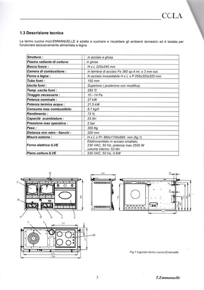 dettagli scheda tecnica termocucina Emmanuele Cola 