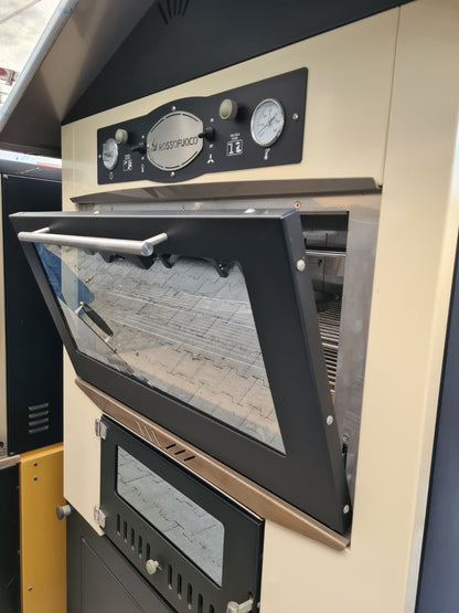 porta forno con vetro 