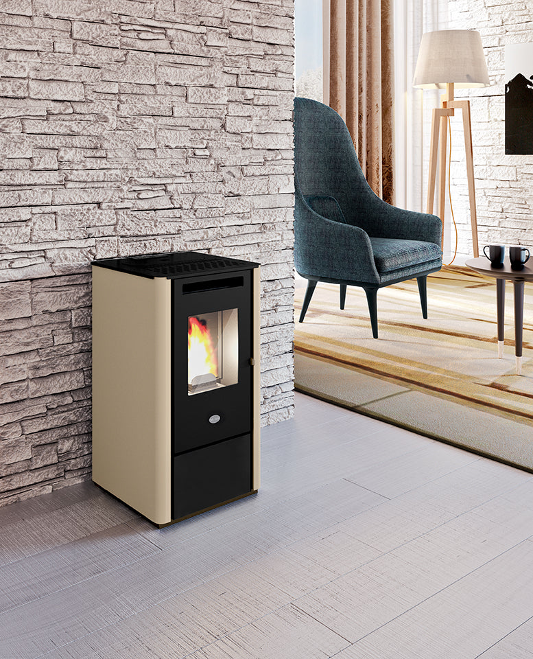stufa a pellet di design eva calor