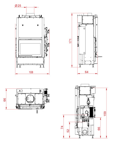 dimensioni termopalex palazzetti