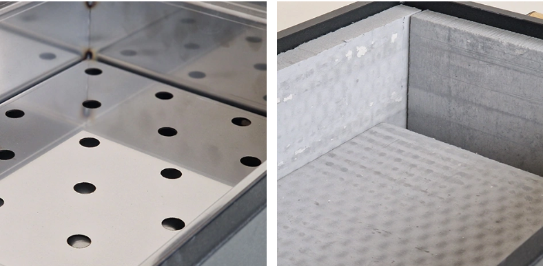 dettaglio parte interna barbecue 