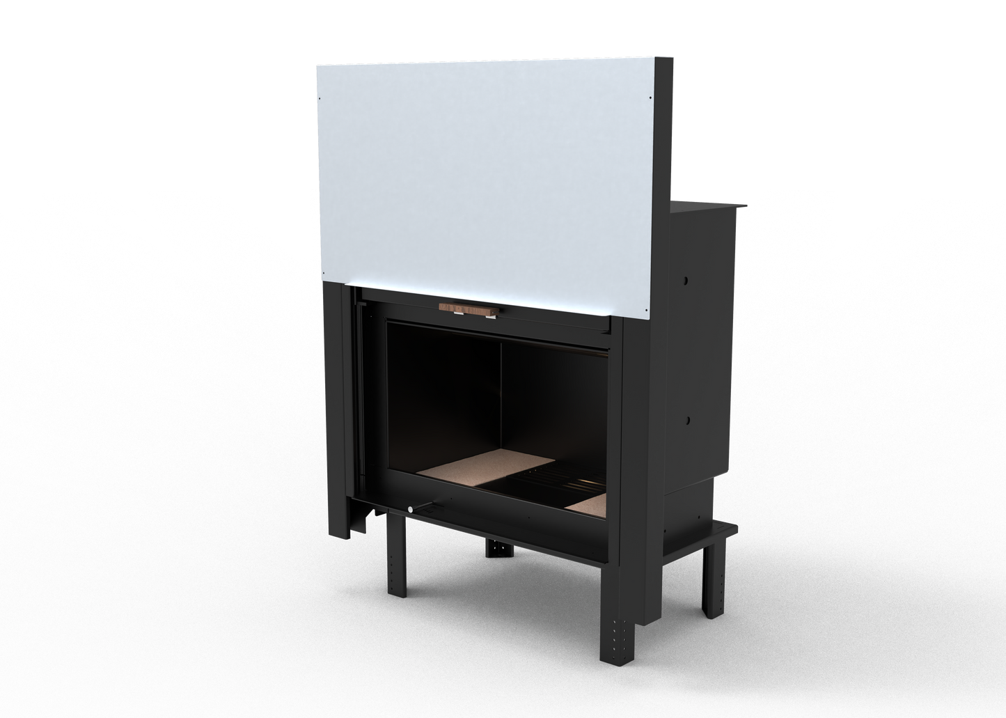 caminetto aliberti modello eco 80 a legna 
