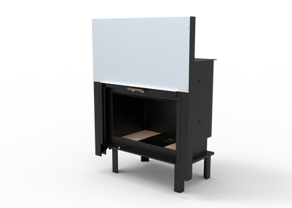 caminetto aliberti modello eco 80 a legna 
