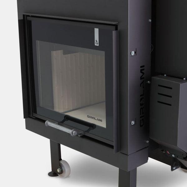 Termocamino legna/pellet GIROLAMI modello TC EVO BIO 80 - Aliberti Home
