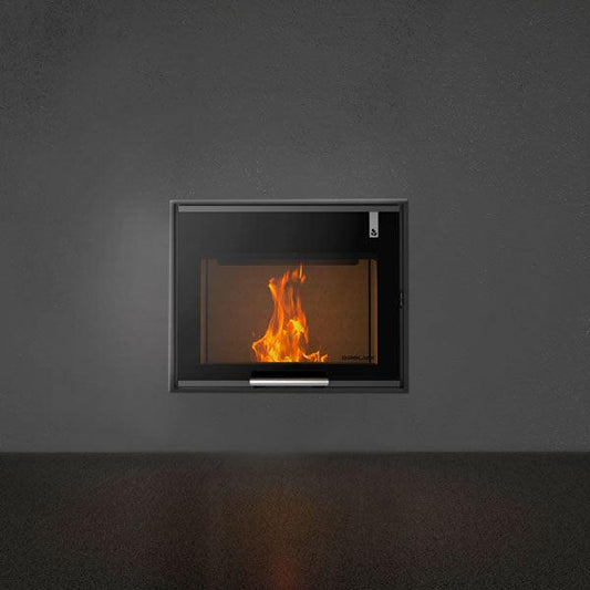 Termocamino legna/pellet GIROLAMI modello TC EVO BIO 80 - Aliberti Home